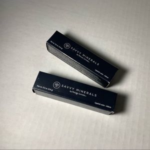 Lot of 2 savvy minerals lipstick color ador